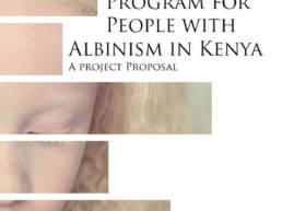 Program for people with Albinism Kenya